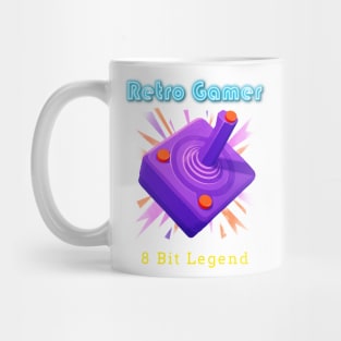 Retro Gamer Logo 25 Mug